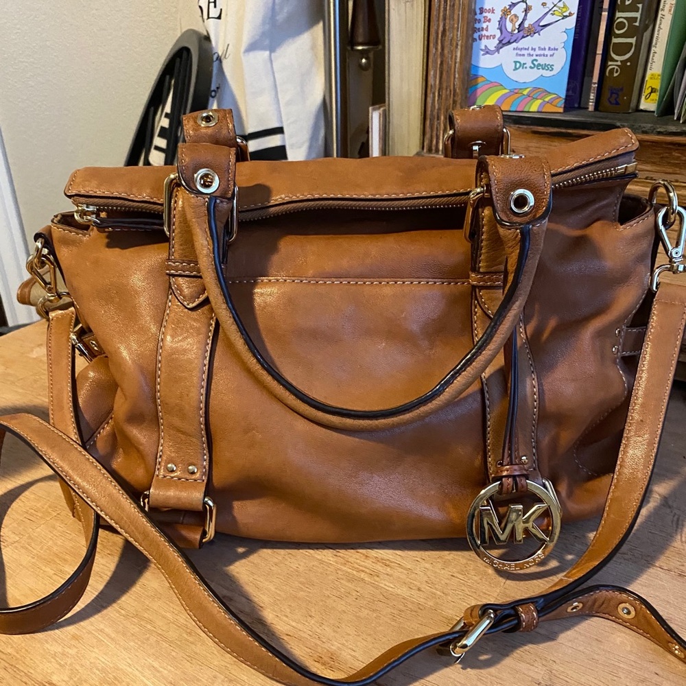 Michael Kors Tan Leather Bag